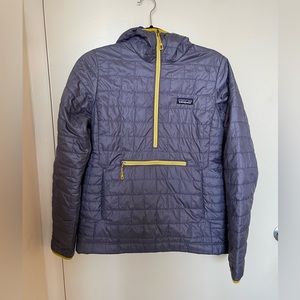 Patagonia Primaloft Nano Puff Pullover with Hood Size Small